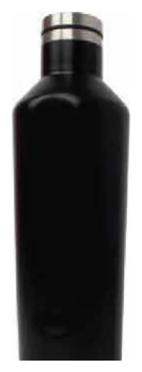 Black thermal bottle