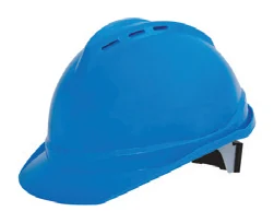 Blue safety helmet