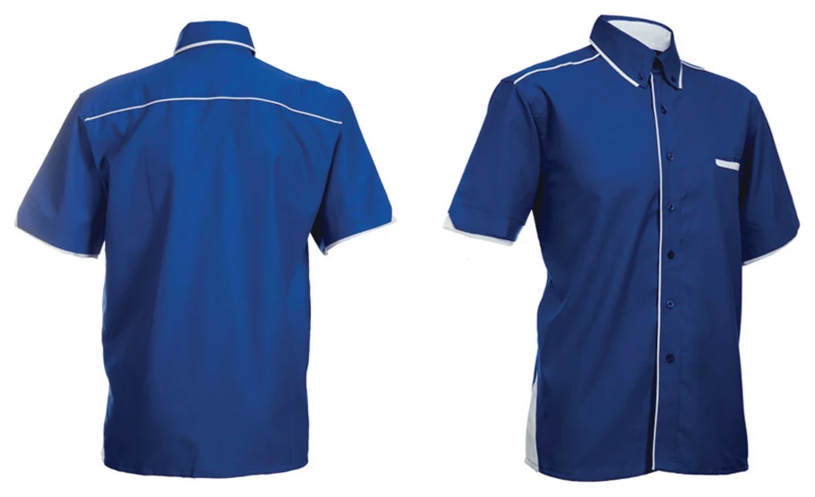 Navy polo shirts