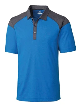 Blue polo shirt