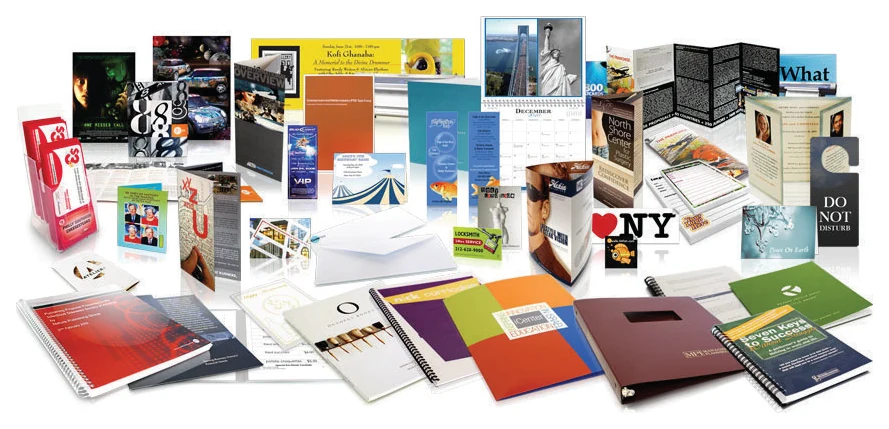Commercial print examples