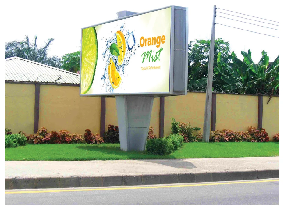 Outdoor advertising billboard