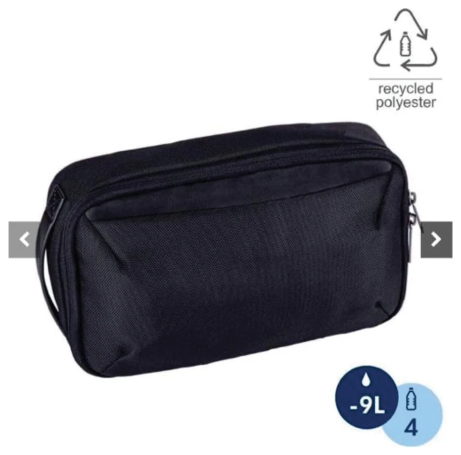 Eco toiletry bag sample