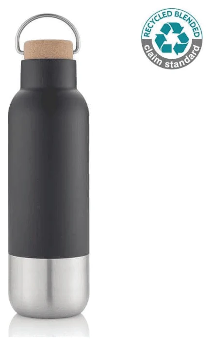 Vacuum bottle with cork lid sample
